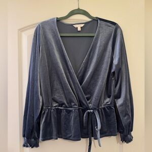 LC Lauren Conrad Navy Top